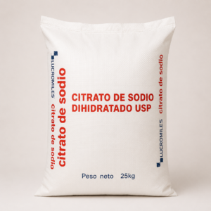 citrato de sodio al 99% bulto 25kg